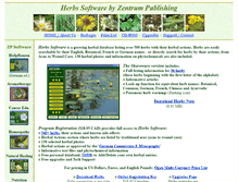 Tablet Screenshot of herbal-software.com